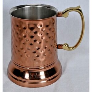 Pure Copper Hammered Mug with Nickle Finish Inside‎